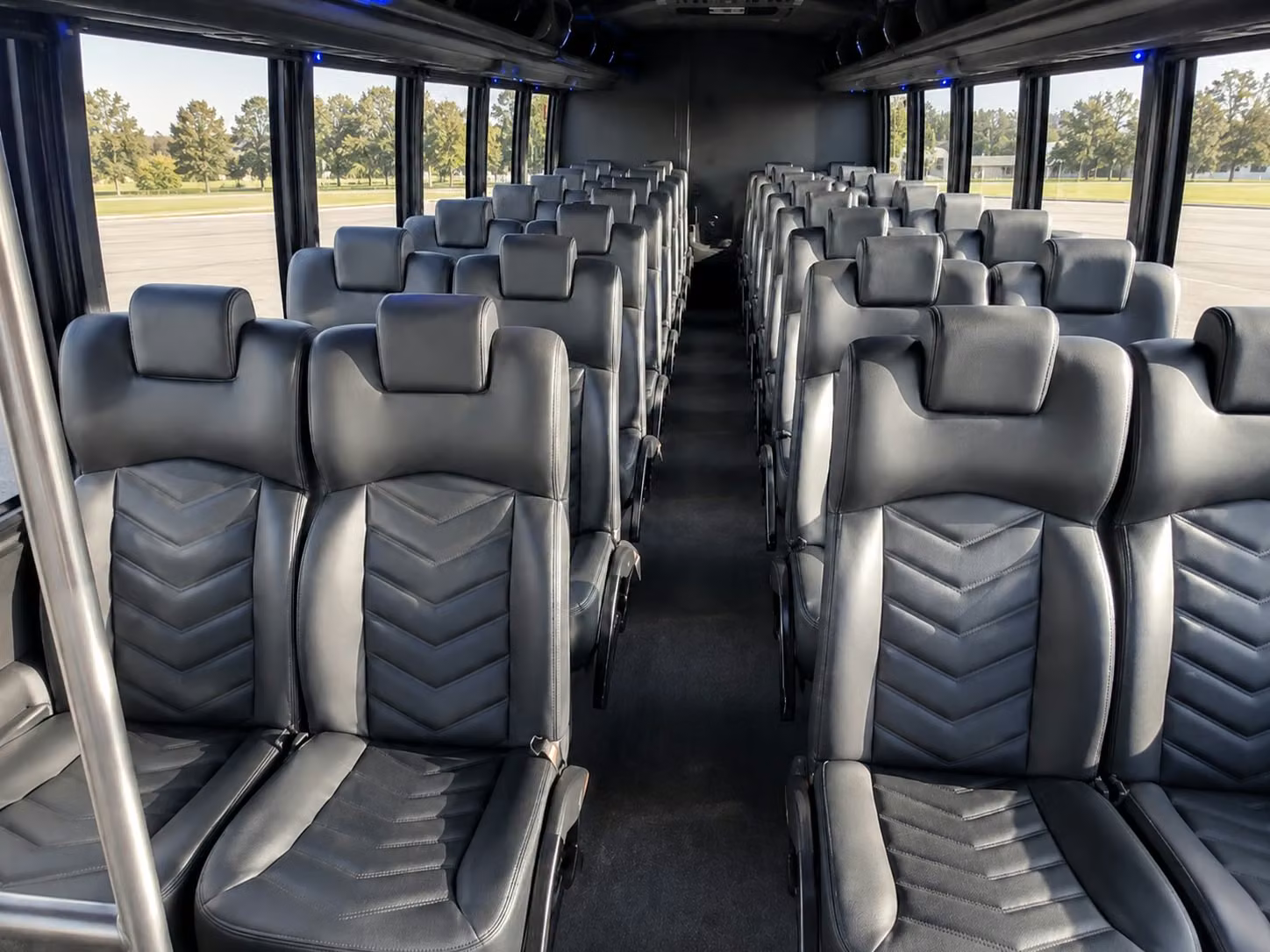 20 passenger minibus interior