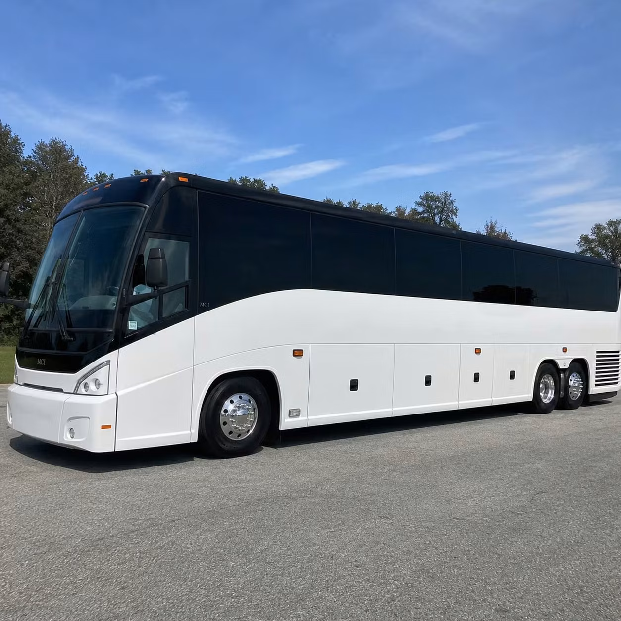 beaumont charter bus rental exterior