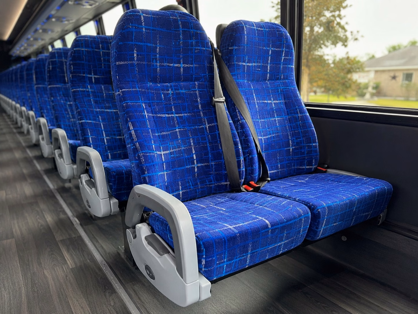 beaumont charter bus rental inside