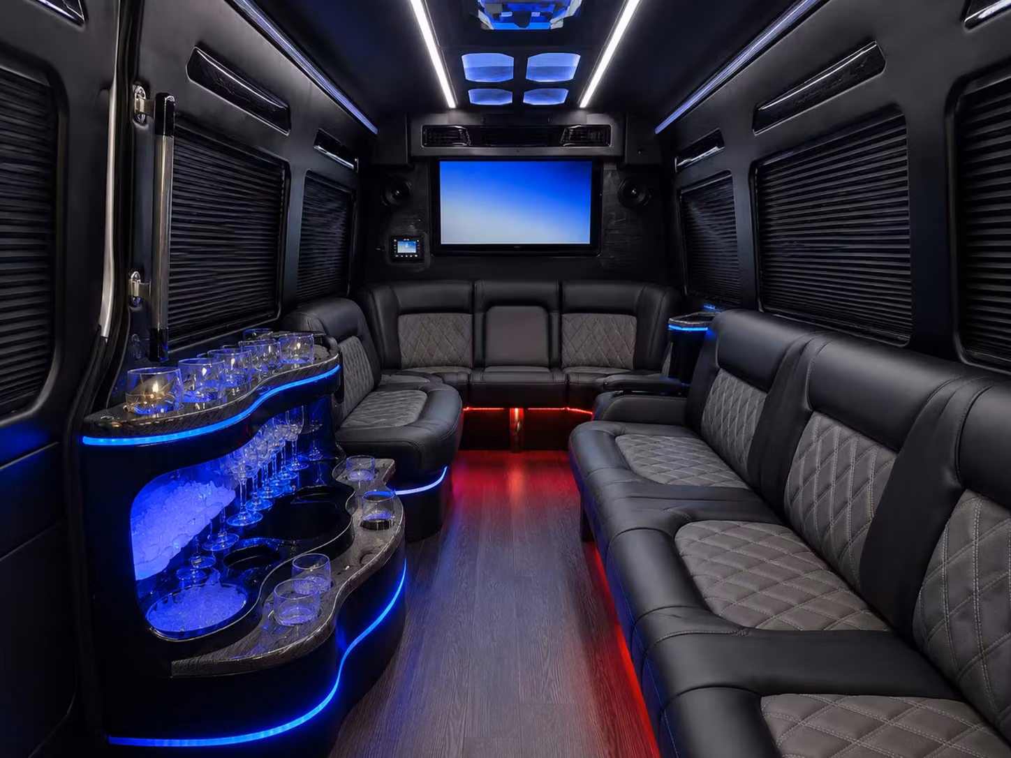 sprinter limousine inside
